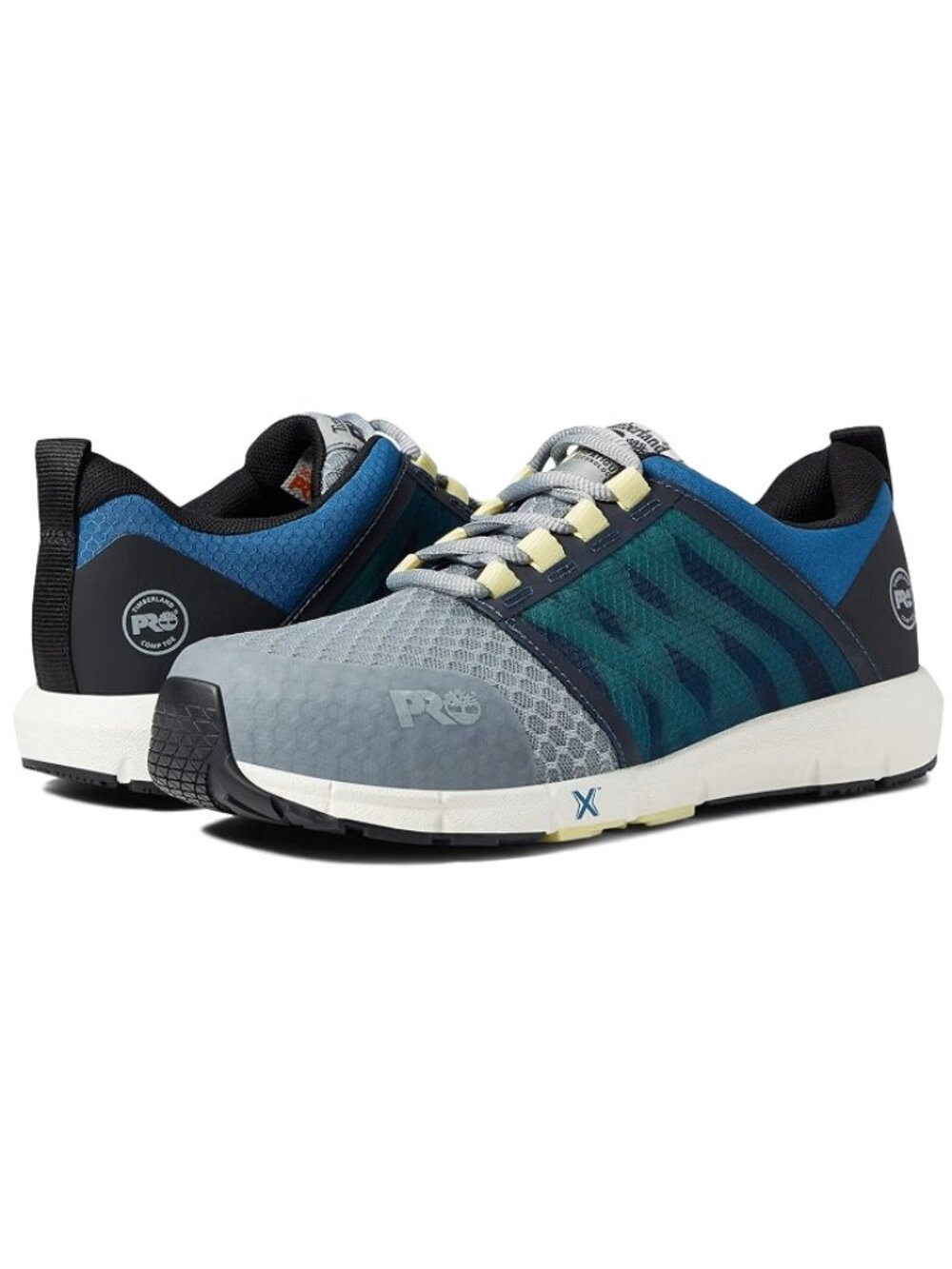 Timberland PRO Radius Composite Safety Toe Grey/Blue/Yellow 9.5 C (M)